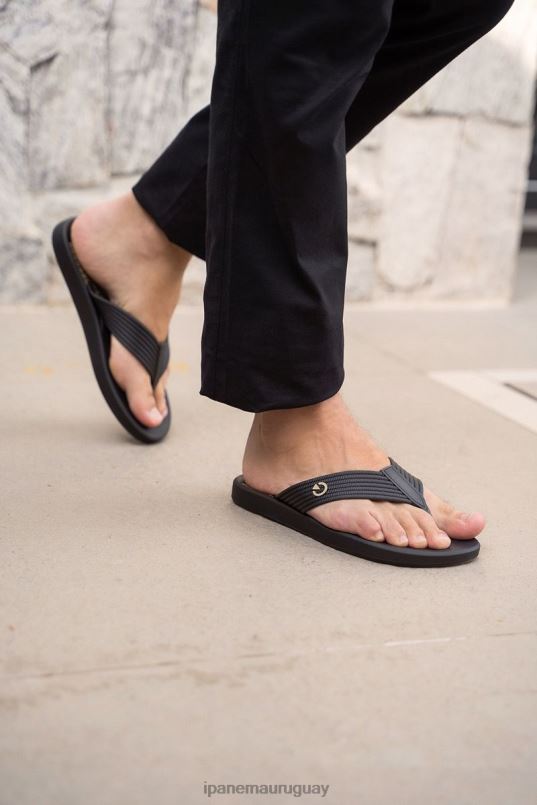 Montreal negro calzado hombres Ipanema DT26J457