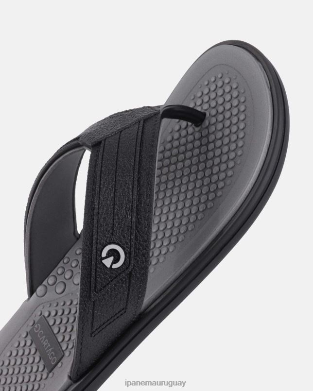 Véneto contraste negro calzado hombres Ipanema DT26J454