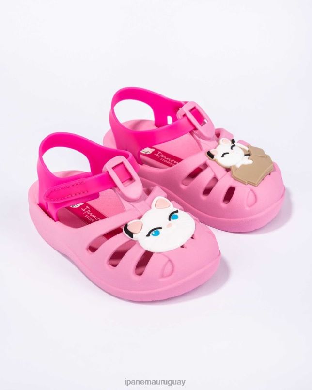 b mascotas de verano gato rosa calzado bebés Ipanema DT26J324