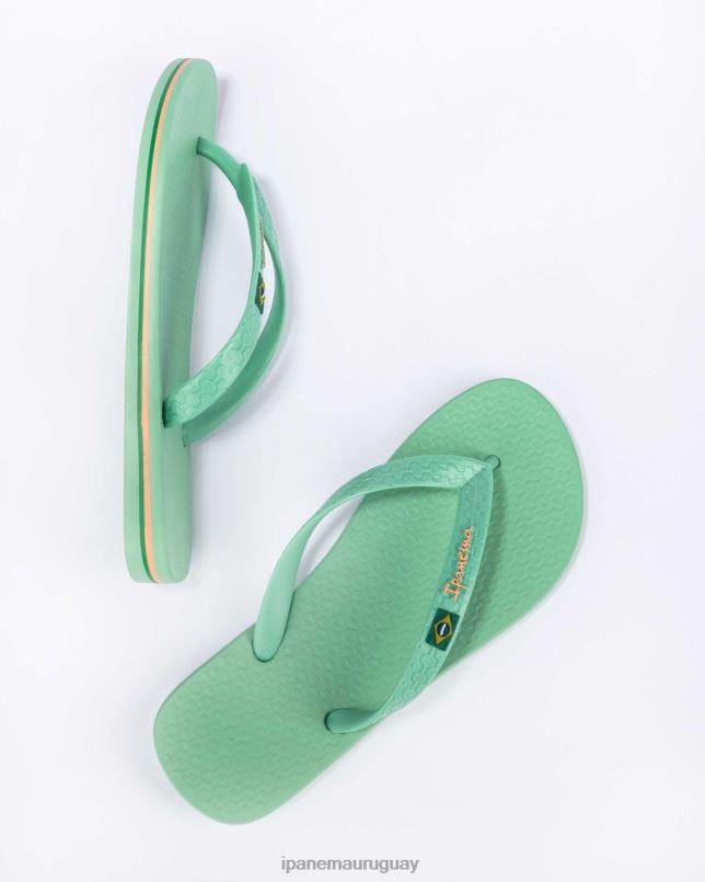 bandera clásica de brasil menta calzado mujer Ipanema DT26J3