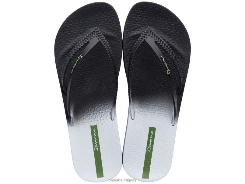 bossa suave blanco negro brillante calzado mujer Ipanema DT26J10