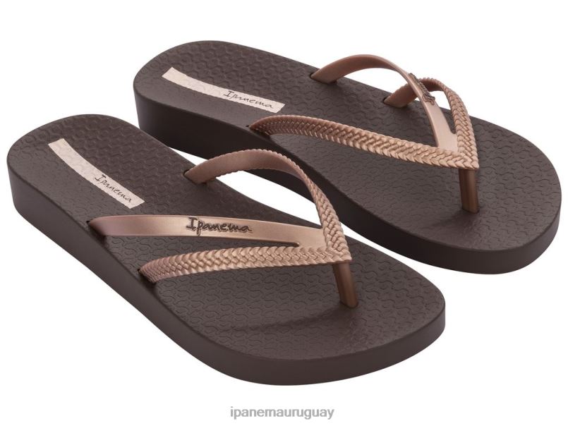 bossa suave bronce rosa calzado mujer Ipanema DT26J9