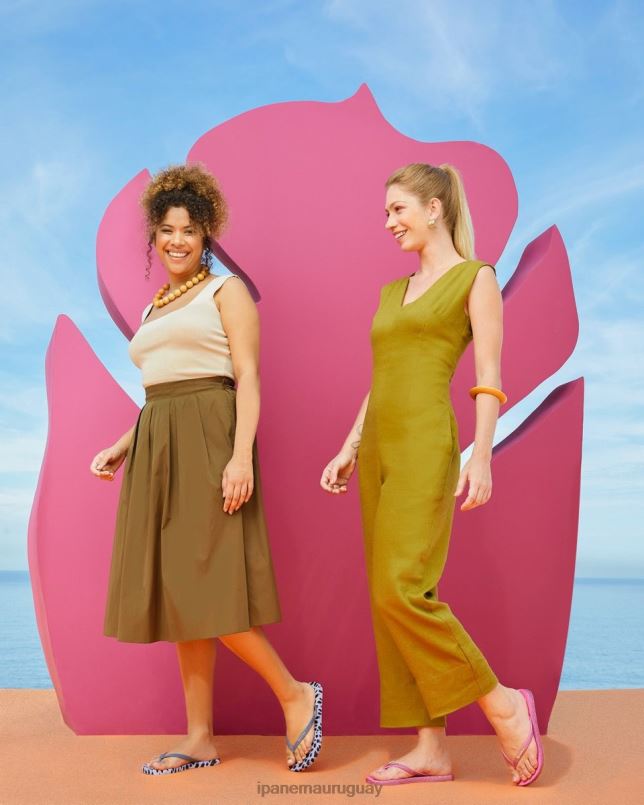 brillo maxi resplandor Rosa profundo calzado mujer Ipanema DT26J79