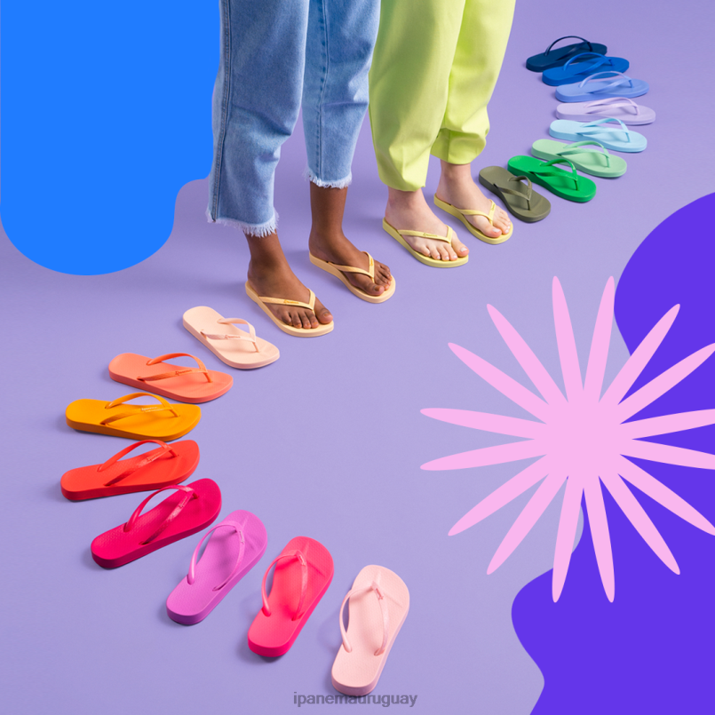 colores anatómicos púrpura calzado mujer Ipanema DT26J14