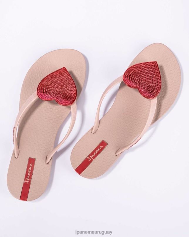 corazón maxi punto de rubor rojo calzado mujer Ipanema DT26J208