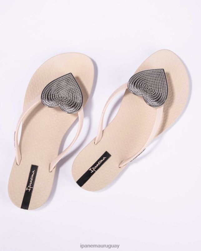 corazón maxi punto marfil plateado calzado mujer Ipanema DT26J210