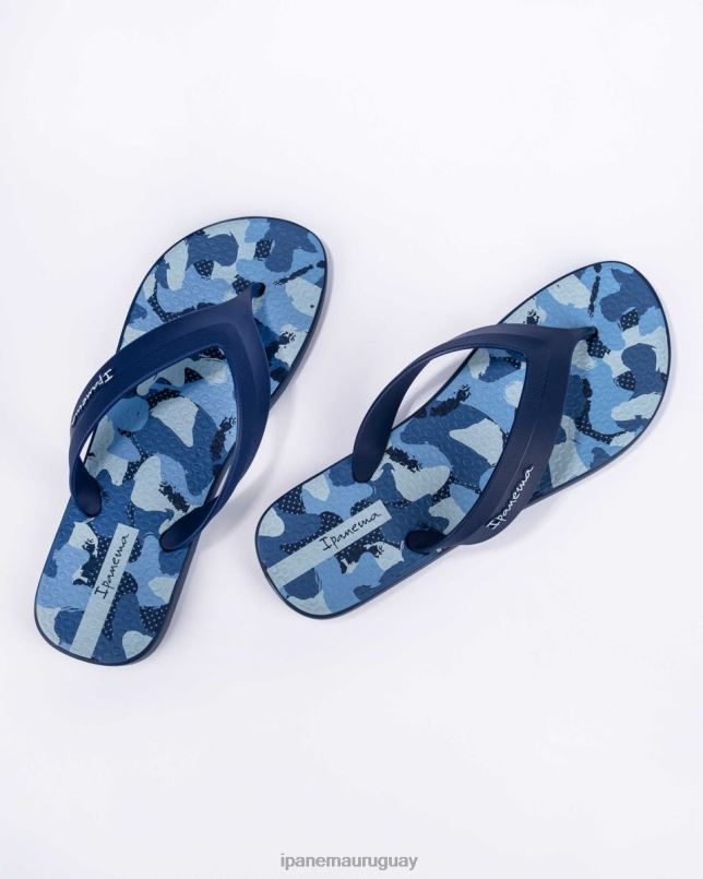 cubierta más camuflaje azul marino calzado hombres Ipanema DT26J444