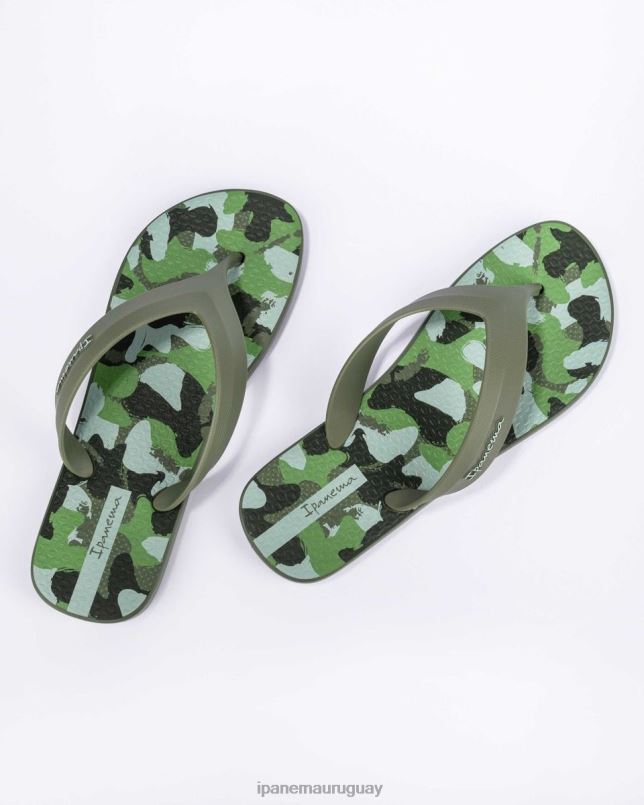 cubierta más camuflaje verde calzado hombres Ipanema DT26J443