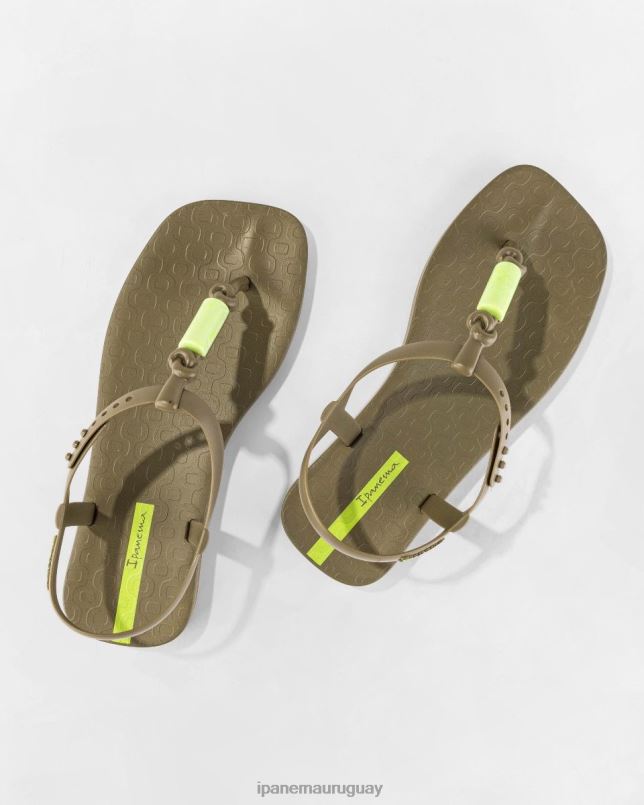 cuenta de sandalia fiebre caqui calzado mujer Ipanema DT26J180