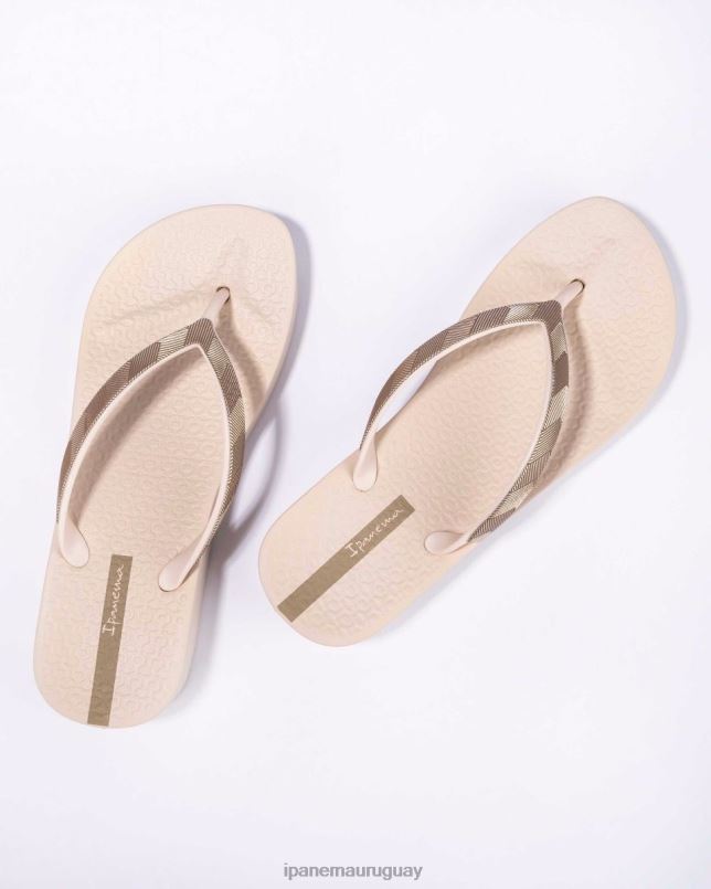 cuña de malla tex Marfil calzado mujer Ipanema DT26J205
