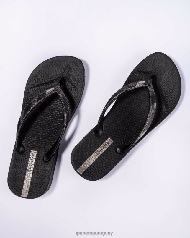 cuña de malla tex negro calzado mujer Ipanema DT26J203