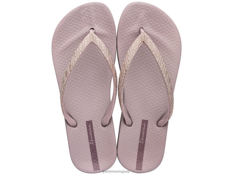 enlaces de malla anatómica Rosado oscuro calzado mujer Ipanema DT26J70