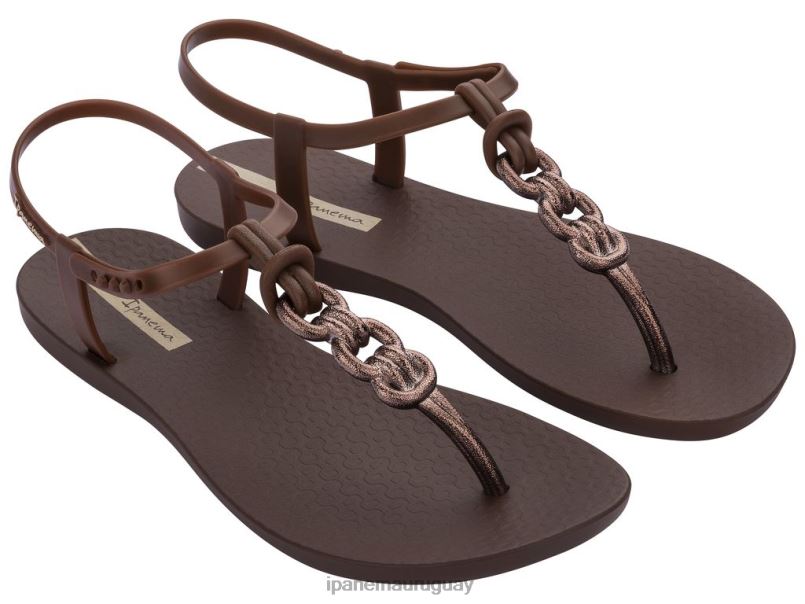 enlaces de sandalias con dijes bronce calzado mujer Ipanema DT26J165