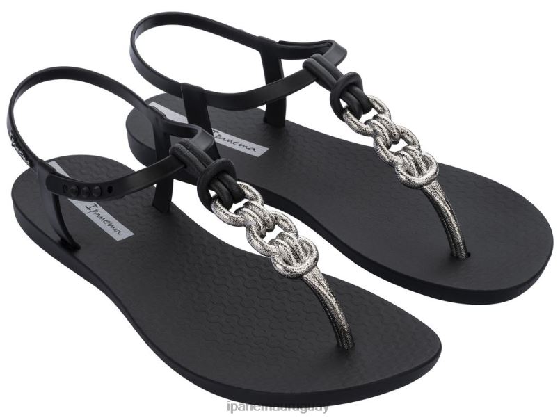 enlaces de sandalias con dijes negro calzado mujer Ipanema DT26J163