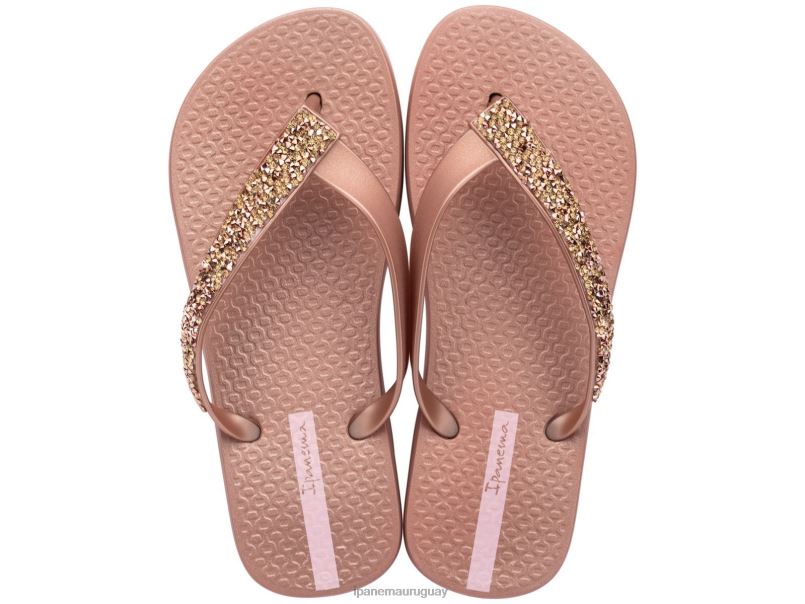 especial glamour cristal de oro rosa calzado mujer Ipanema DT26J107