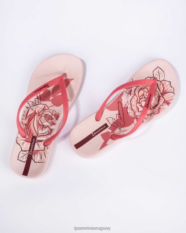 flor anatómica rosa calzado mujer Ipanema DT26J30