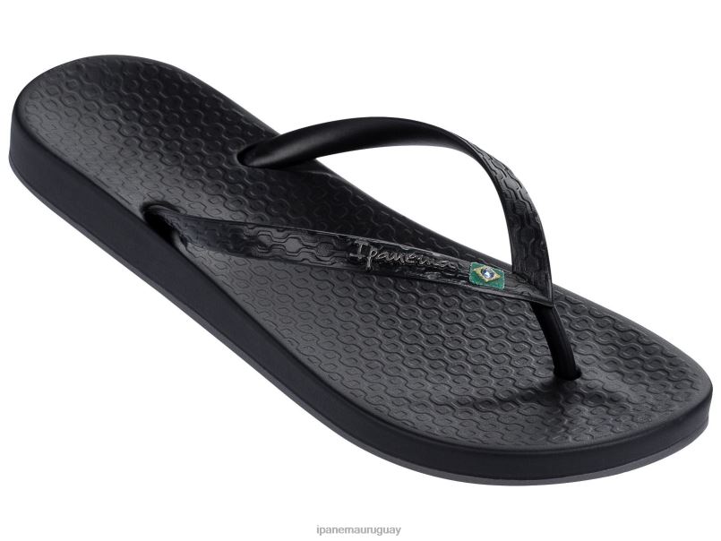 anatómica brillante 21 negro calzado mujer Ipanema DT26J302