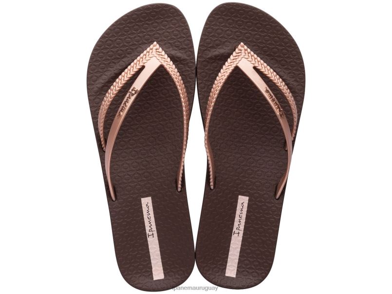 bossa suave bronce rosa calzado mujer Ipanema DT26J9