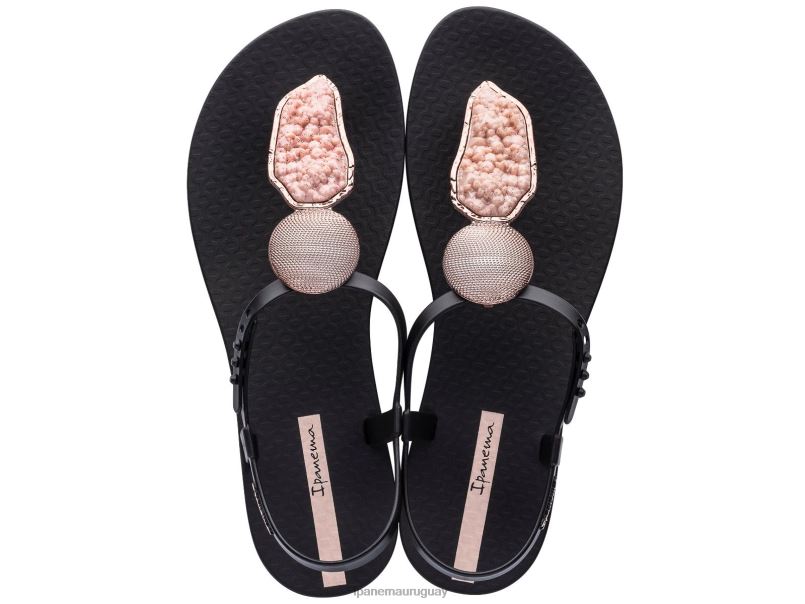 elegante sandalia cristal rosa negra calzado mujer Ipanema DT26J167