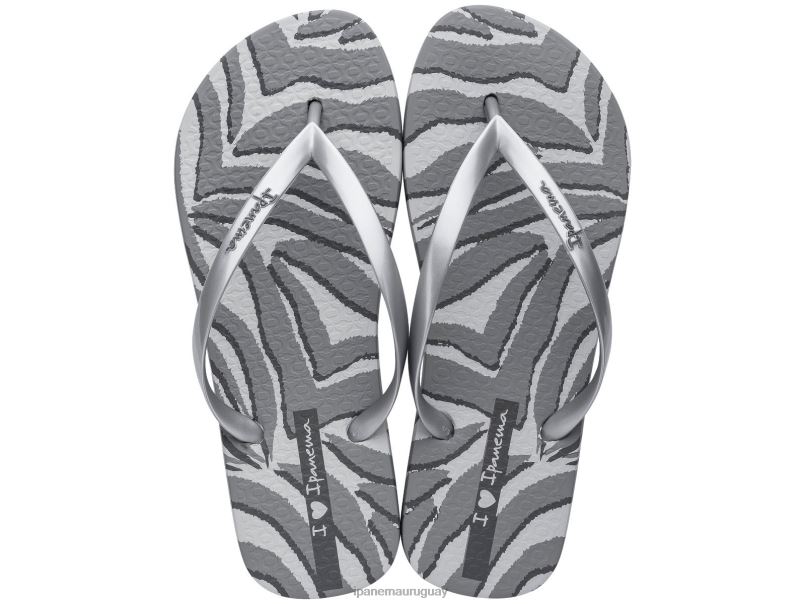 estampado de camuflaje de animales plata calzado mujer Ipanema DT26J171