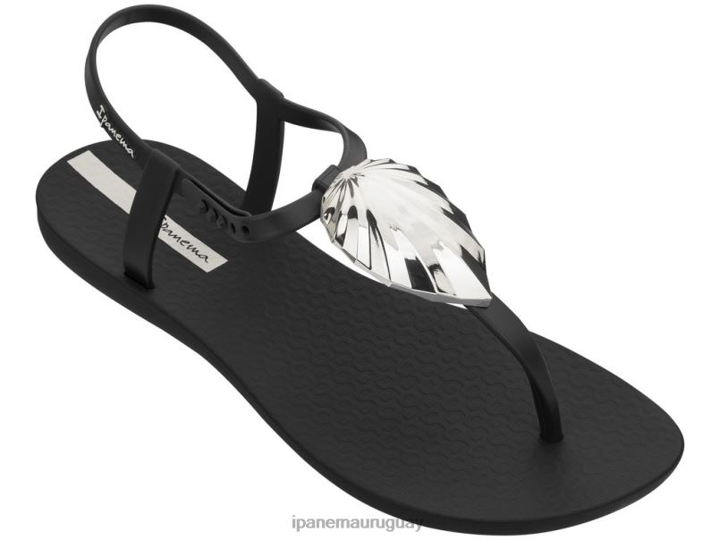 sandalia hoja brillar negro calzado mujer Ipanema DT26J295
