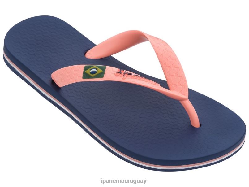 k clasico brasil 21 azul marino coral calzado niños Ipanema DT26J347