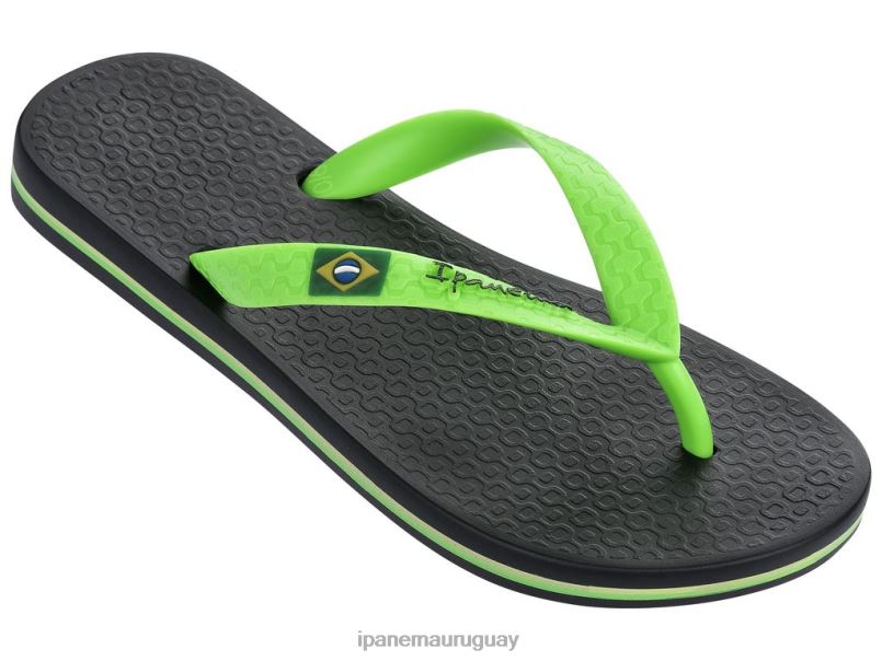 k clasico brasil 21 verde negro calzado niños Ipanema DT26J349