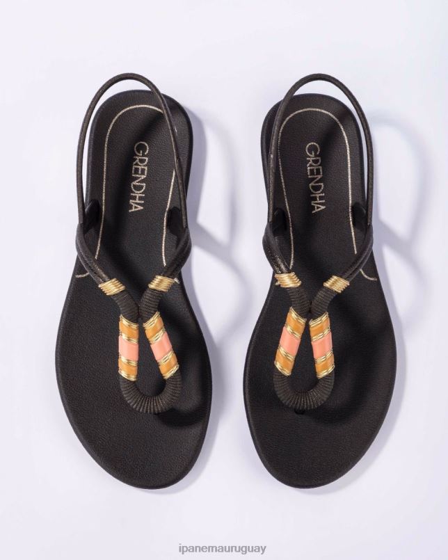 inspirar sandalia negro calzado mujer Ipanema DT26J232