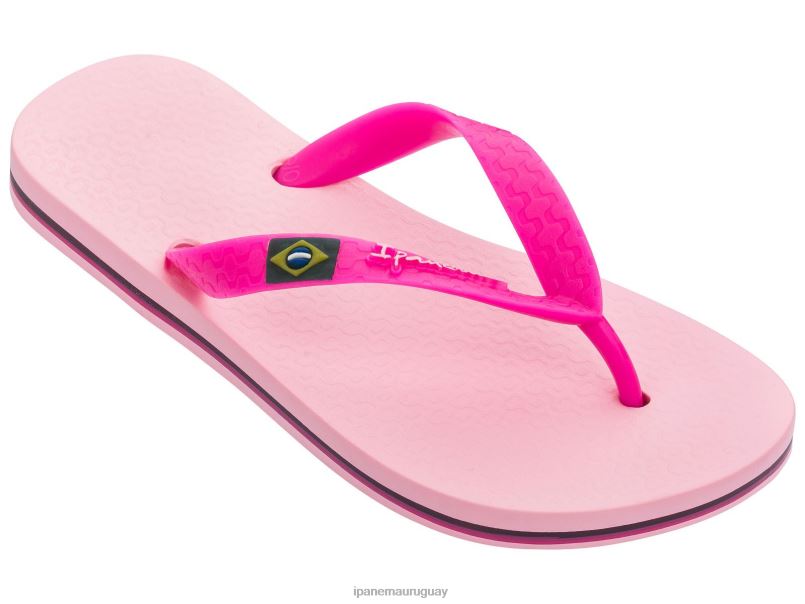 k clasico brasil 21 Rosa brillante calzado niños Ipanema DT26J348