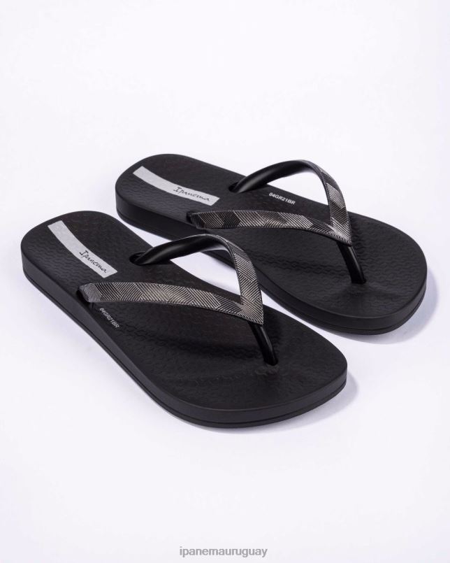 malla anatómica tex negro calzado mujer Ipanema DT26J148