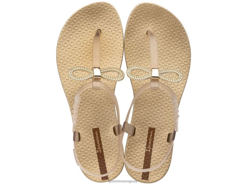 sandalia belle con lazo oro suave calzado mujer Ipanema DT26J113