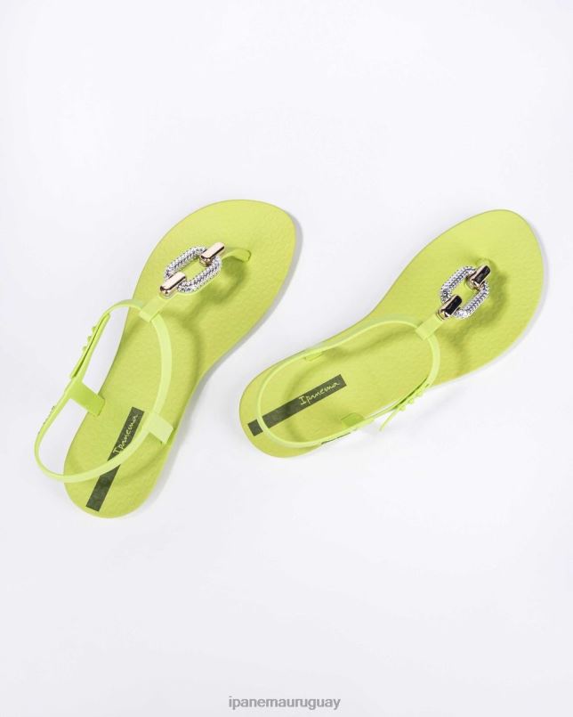 sandalia brillante ralladura de plata calzado mujer Ipanema DT26J56