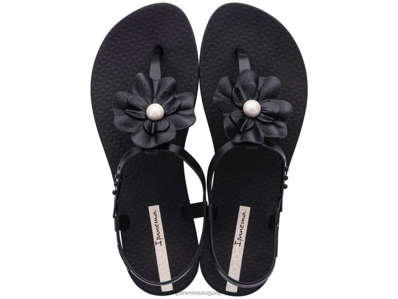 sandalia flora Perla Negra calzado mujer Ipanema DT26J60
