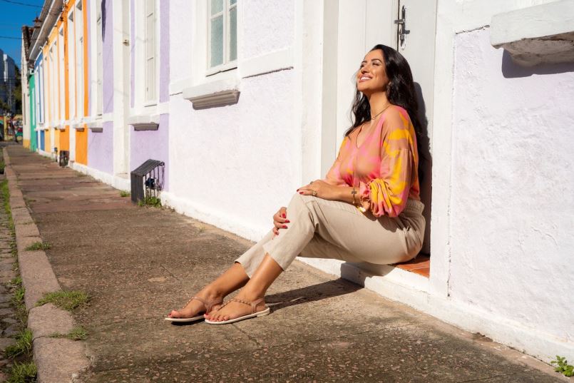 sandalia preciosa oro rosa calzado mujer Ipanema DT26J135