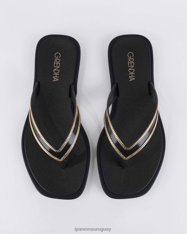 tanga cajú negro calzado mujer Ipanema DT26J141