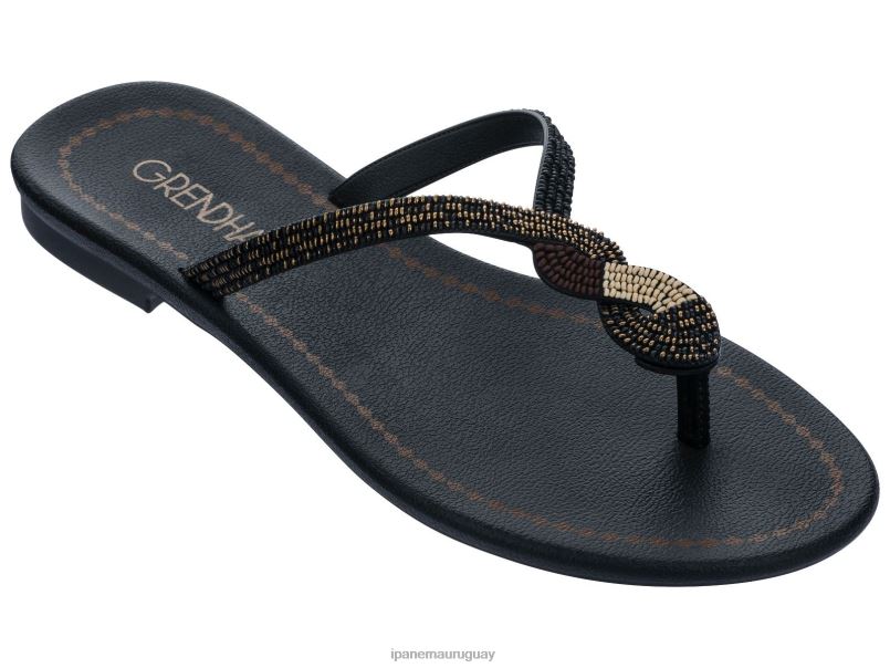 tanga torcida negro calzado mujer Ipanema DT26J276