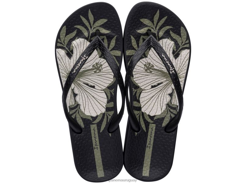 temas anatómicos negro calzado mujer Ipanema DT26J287