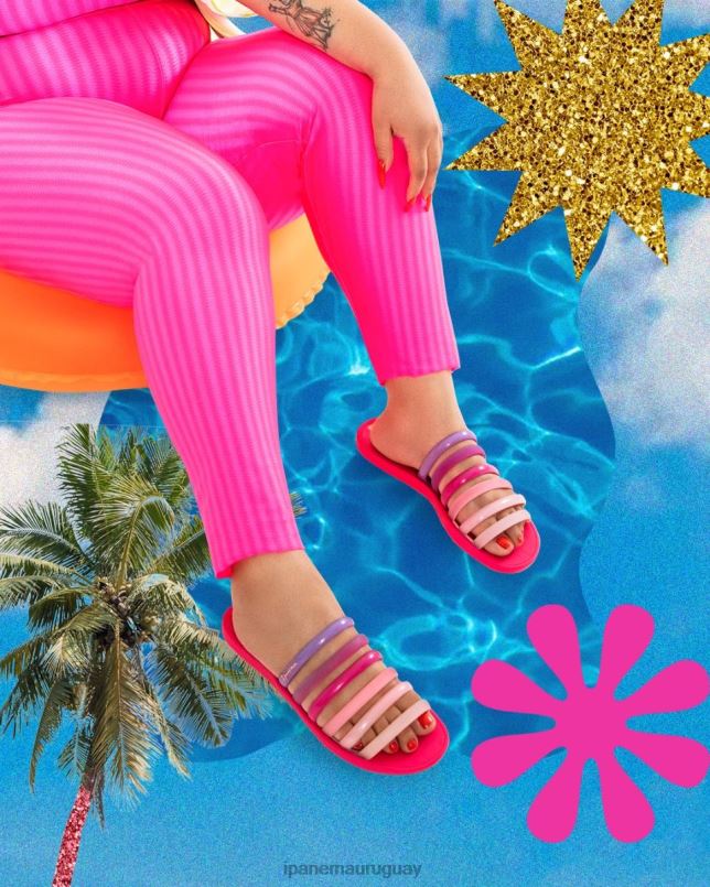 tobogán arcoiris rosa calzado mujer Ipanema DT26J89